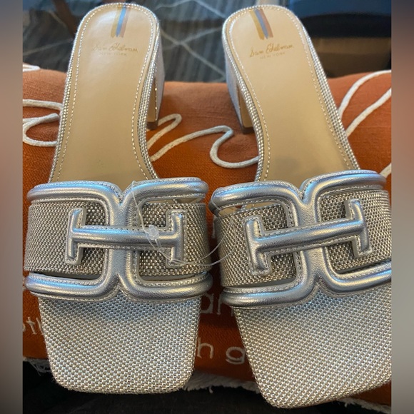 NWT Sam Edelman Women’s Waylon Block-Heel Slide Sandals - Picture 9 of 16